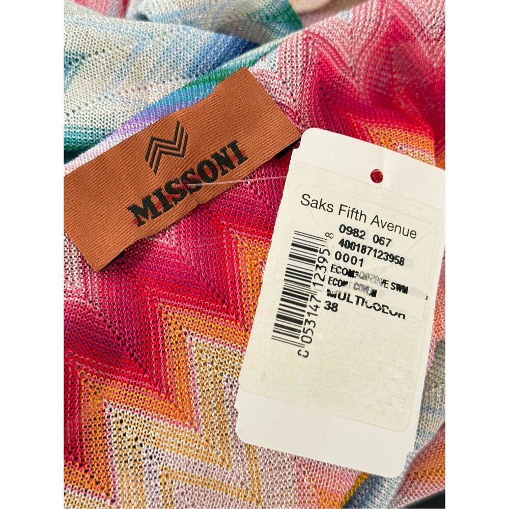 Missoni Chevron Short Cover Up Dress ZigZag print Size 38 / US 2 - Picture 10 of 10